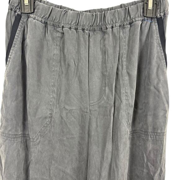 Soft Surroundings Womens Wide Leg Pull On Dark Gray Soft Cool Fabric Pants XS - Picture 5 of 16